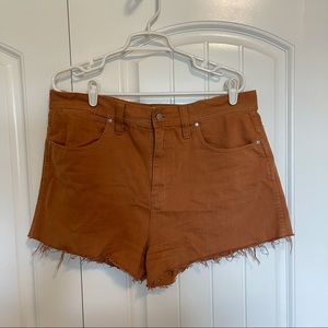 MADEWELL x where I was from cutoff shorts